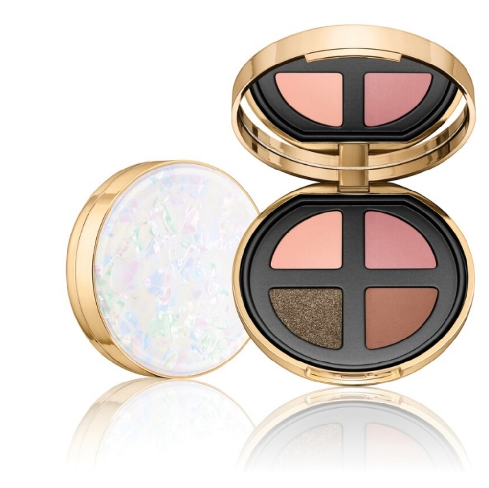 NEW Lise watier 4 COLOR EYESHADOW PALETTE 50 YEARS OF BEAUTY WARM CELEBRATION
